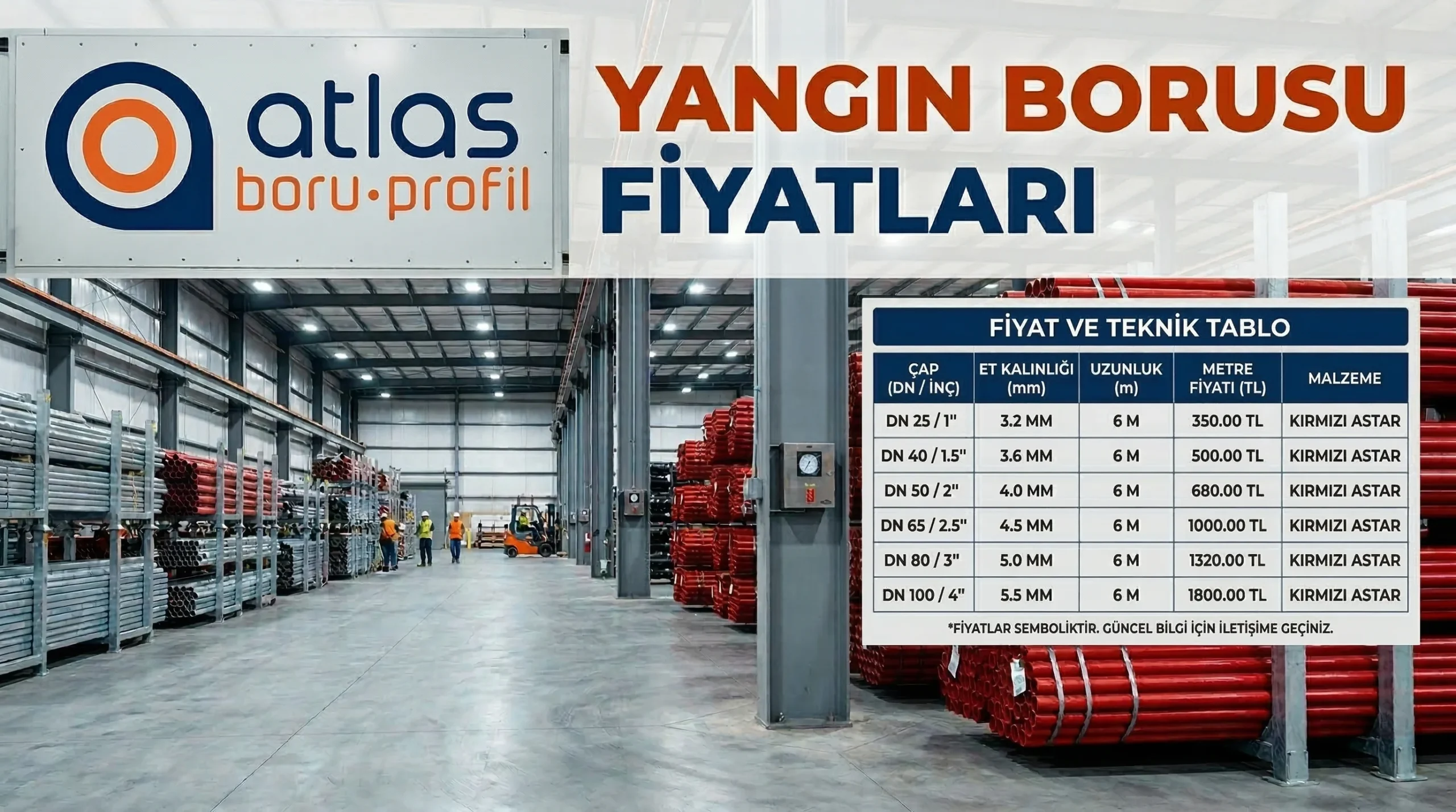 Yangın Borusu Fiyatları