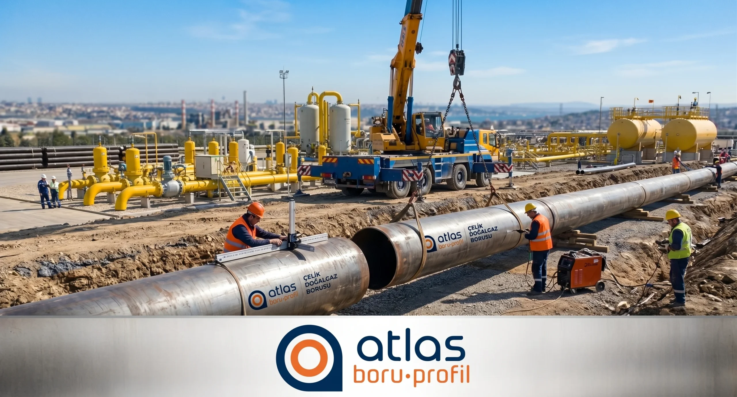 Çelik Doğalgaz Borusu